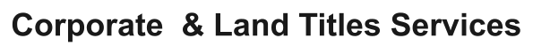 Corporate  & Land Titles Services